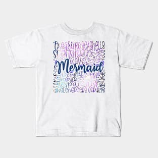 Mermaid tile Kids T-Shirt